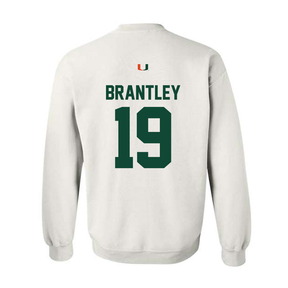 Miami - NCAA Football : Charles "Chuck" Brantley - Classic Shersey Crewneck Sweatshirt-1