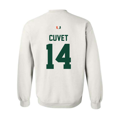 Miami - NCAA Baseball : Daniel Cuvet - Classic Shersey Crewneck Sweatshirt-1