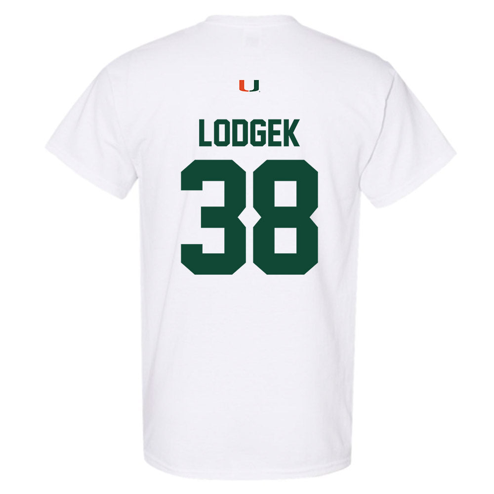 Miami - NCAA Baseball : Jake Lodgek - Classic Shersey T-Shirt-1