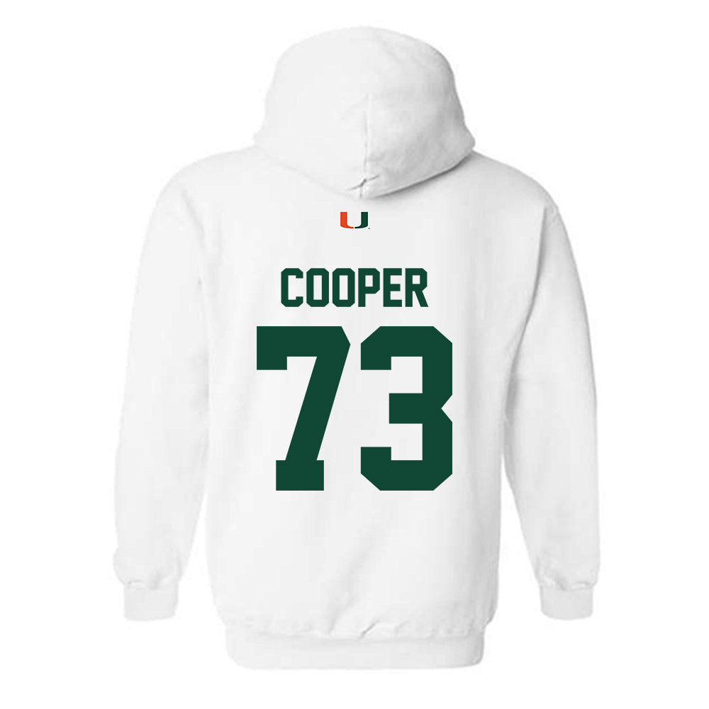 Miami - NCAA Football : Anez Cooper - Classic Shersey Hooded Sweatshirt-1