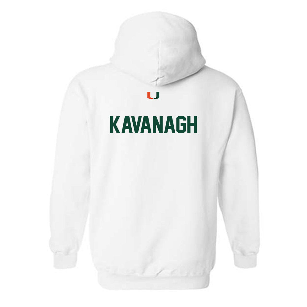 Miami - NCAA Women's Track & Field : Sam Kavanagh - Classic Shersey Hooded Sweatshirt-1
