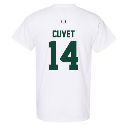 Miami - NCAA Baseball : Daniel Cuvet - Classic Shersey T-Shirt-1