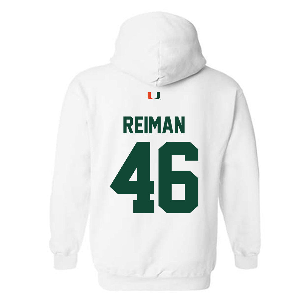 Miami - NCAA Football : Dylan Reiman - Classic Shersey Hooded Sweatshirt