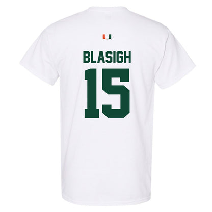 Miami - NCAA Women's Basketball : Vittoria Blasigh - Classic Shersey T-Shirt-1