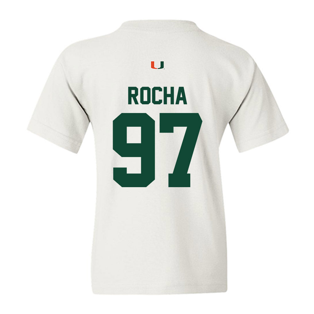 Miami - NCAA Football : Will Rocha - Classic Shersey Youth T-Shirt-1