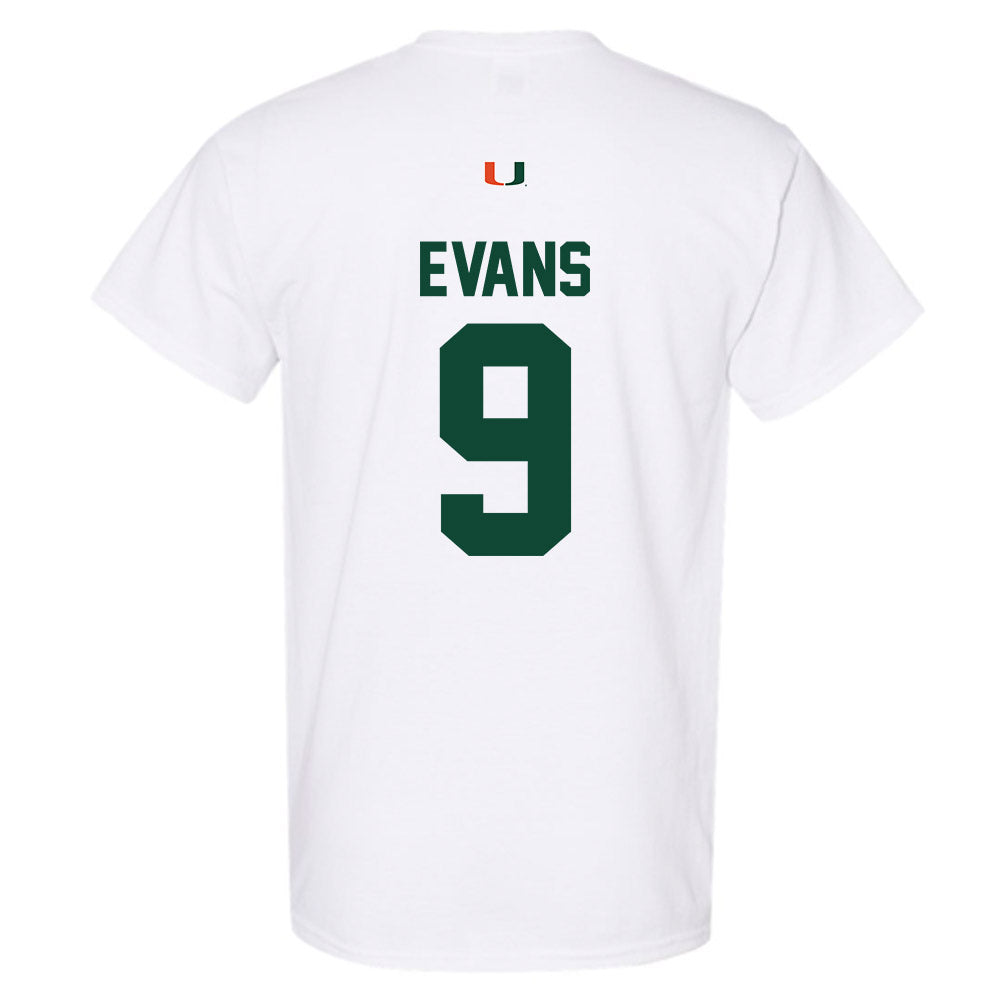 Miami - NCAA Baseball : Robert Evans - Classic Shersey T-Shirt-1