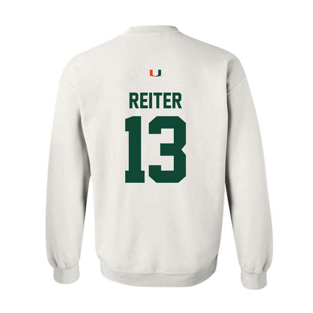 Miami - NCAA Women's Volleyball : Billie Reiter - Classic Shersey Crewneck Sweatshirt-1