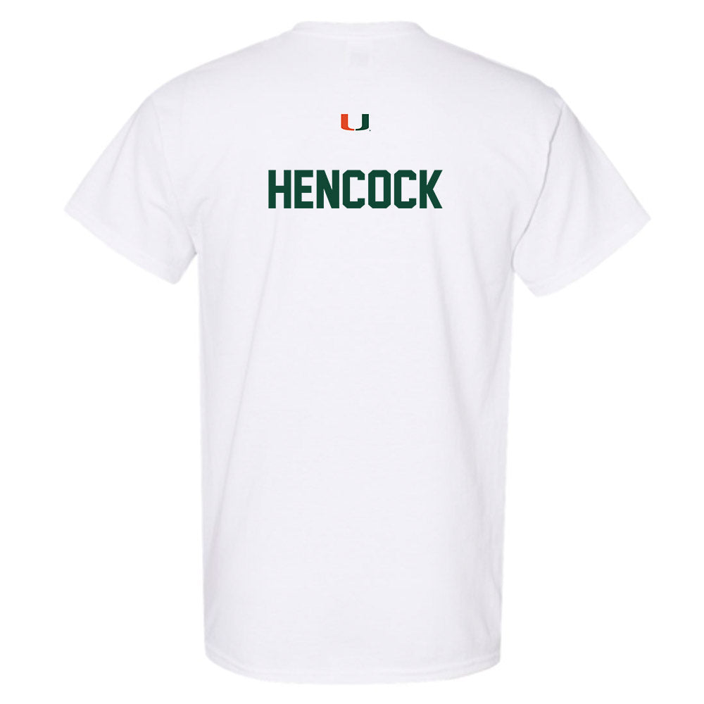 Miami - NCAA Women's Track & Field : Emma Hencock - Classic Shersey T-Shirt-1