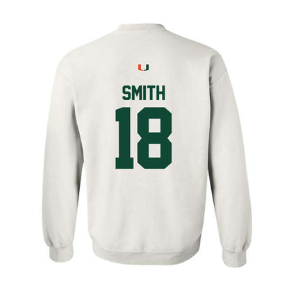 Miami - NCAA Football : Nikao Smith - Classic Shersey Crewneck Sweatshirt