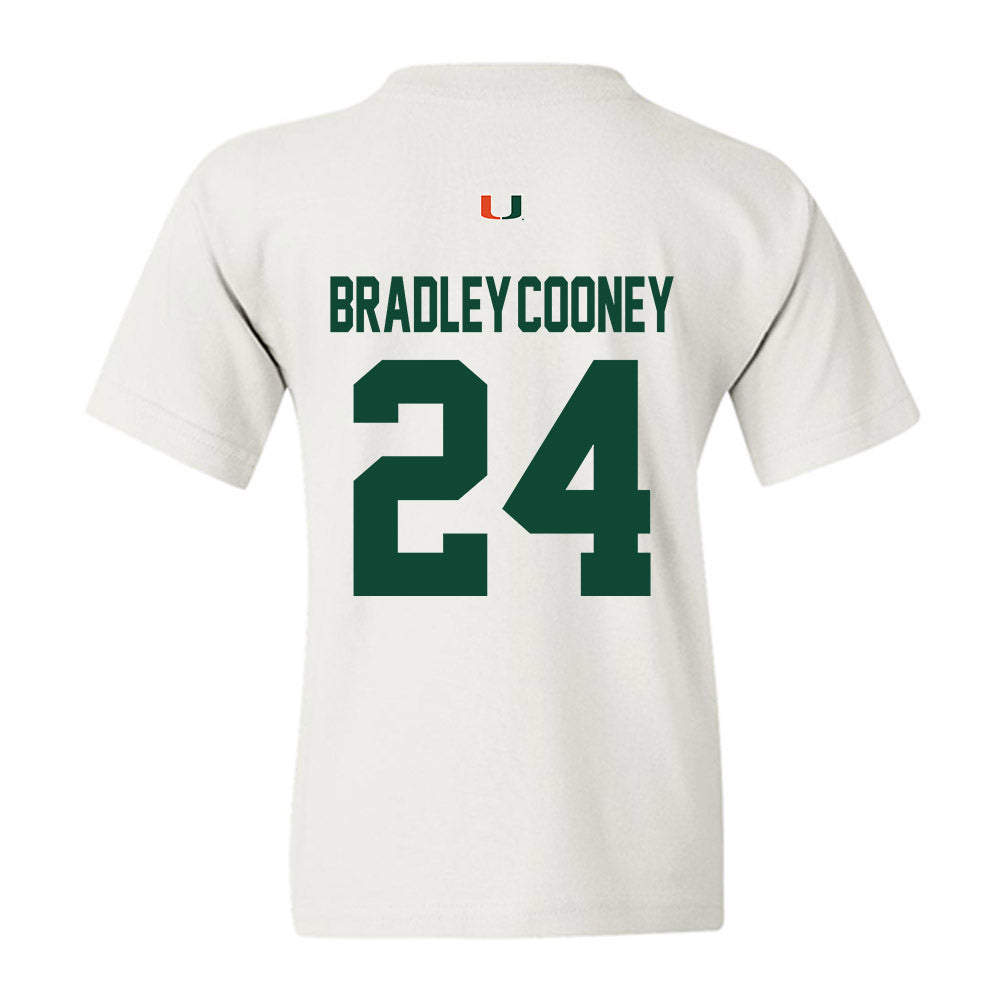 Miami - NCAA Baseball : Packy Bradley-Cooney - Classic Shersey Youth T-Shirt-1
