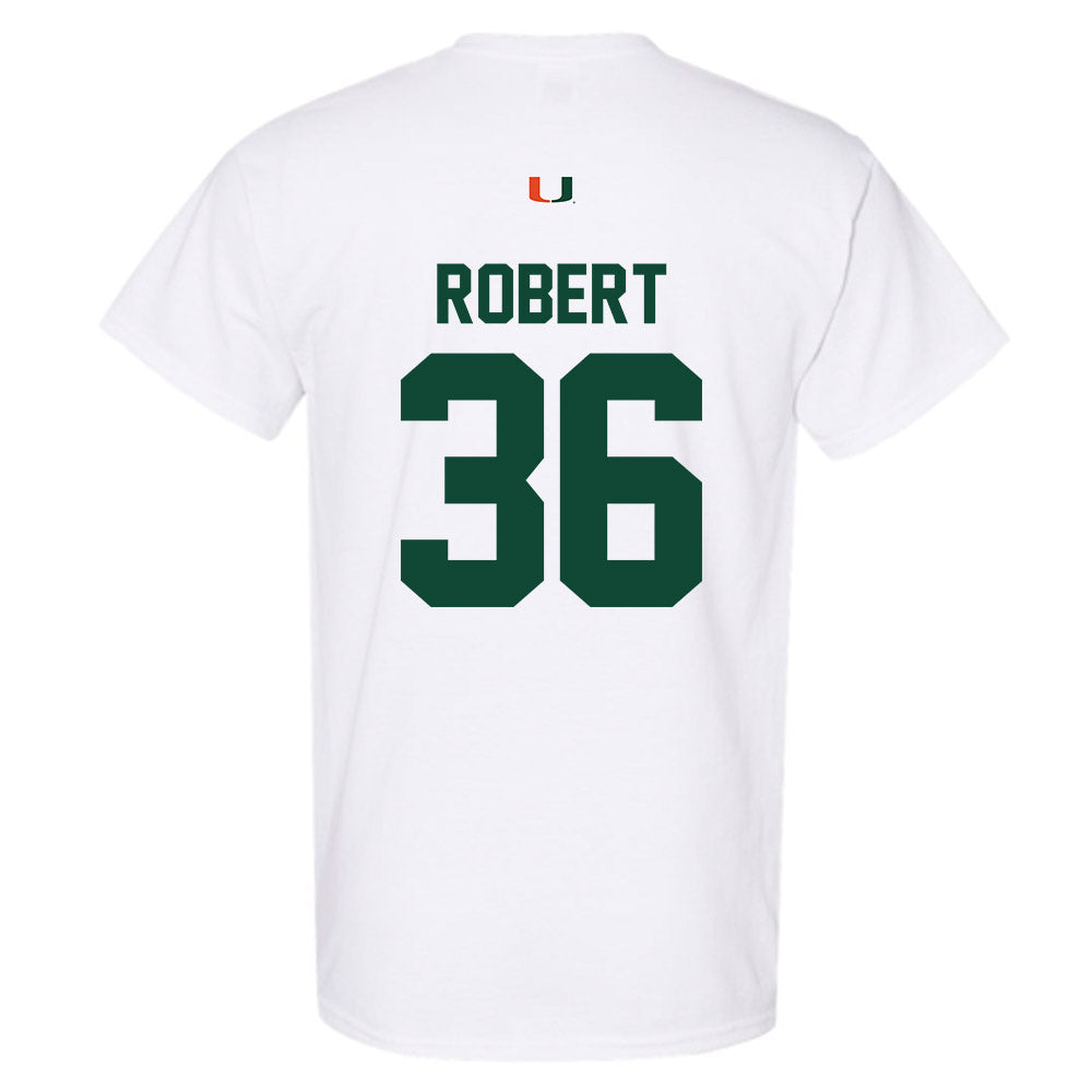Miami - NCAA Baseball : Nick Robert - Classic Shersey T-Shirt-1