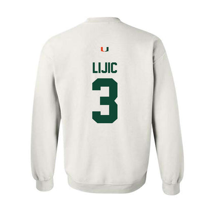 Miami - NCAA Women's Volleyball : Kate Lijic - Classic Shersey Crewneck Sweatshirt-1