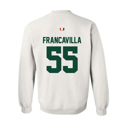 Miami - NCAA Football : Nino Francavilla - Classic Shersey Crewneck Sweatshirt-1