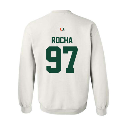 Miami - NCAA Football : Will Rocha - Classic Shersey Crewneck Sweatshirt-1