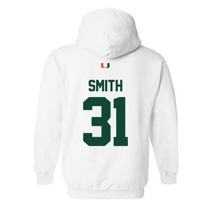 Miami - NCAA Baseball : Will Smith - Classic Shersey Hooded Sweatshirt-1