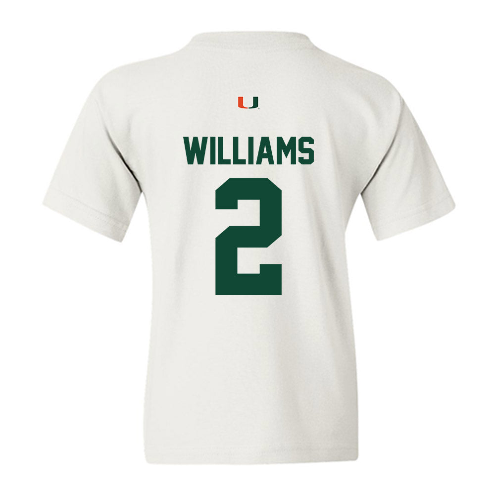 Miami - NCAA Baseball : Derek Williams - Classic Shersey Youth T-Shirt-1