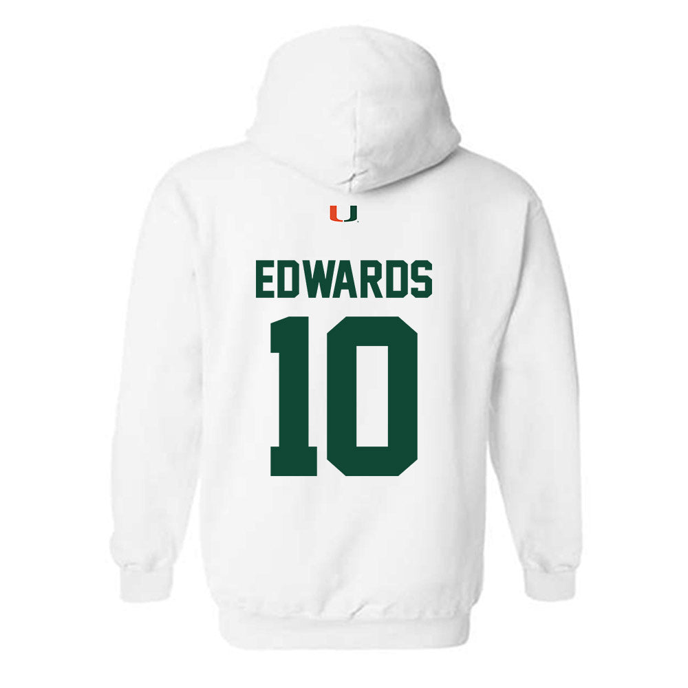 Miami - NCAA Women's Soccer : Julia Edwards - Classic Shersey Hooded Sweatshirt