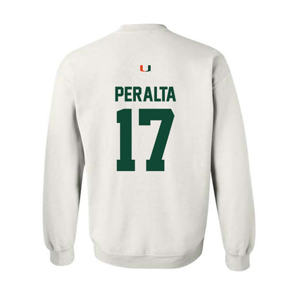 Miami - NCAA Baseball : Fabio Peralta - Classic Shersey Crewneck Sweatshirt-1