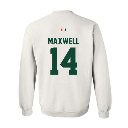 Miami - NCAA Women's Soccer : Taylor Maxwell - Classic Shersey Crewneck Sweatshirt-1