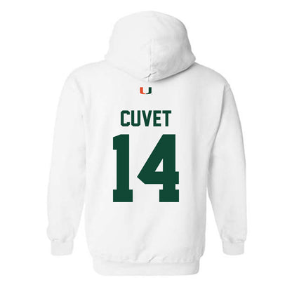 Miami - NCAA Baseball : Daniel Cuvet - Classic Shersey Hooded Sweatshirt-1