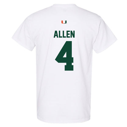 Miami - NCAA Men's Basketball : Marcus Allen - Classic Shersey T-Shirt-1