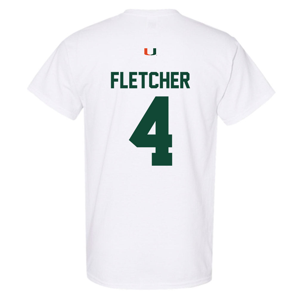 Miami - NCAA Football : Mark Fletcher - Classic Shersey T-Shirt