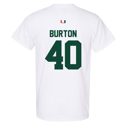 Miami - NCAA Football : Brennan Burton - Classic Shersey T-Shirt-1