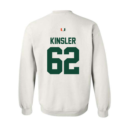 Miami - NCAA Football : Tommy Kinsler - Classic Shersey Crewneck Sweatshirt