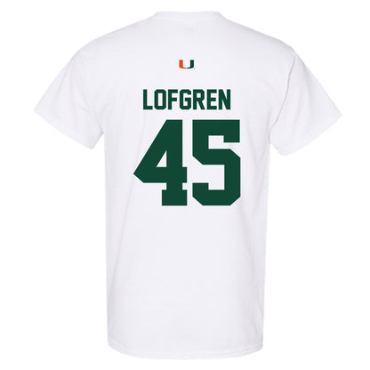 Miami - NCAA Baseball : Brixton Lofgren - Classic Shersey T-Shirt-1