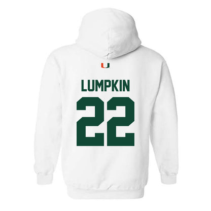 Miami - NCAA Baseball : Reese Lumpkin - Classic Shersey Hooded Sweatshirt-1