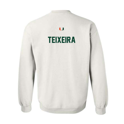Miami - NCAA Women's Track & Field : Deisiane Teixeira - Classic Shersey Crewneck Sweatshirt-1