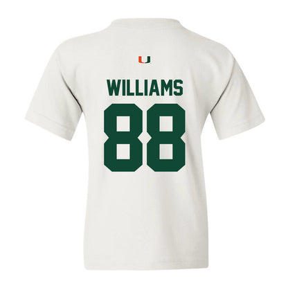 Miami - NCAA Football : Riley Williams - Classic Shersey Youth T-Shirt