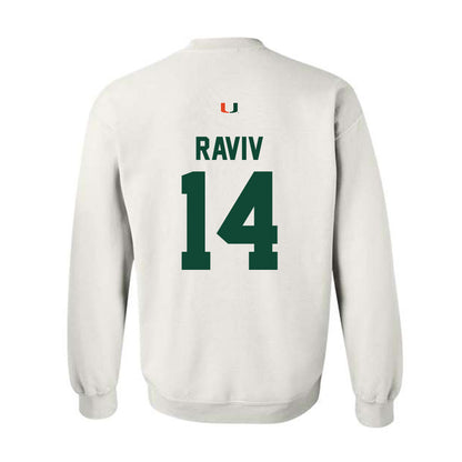 Miami - NCAA Women's Basketball : Gal Raviv - Classic Shersey Crewneck Sweatshirt-1