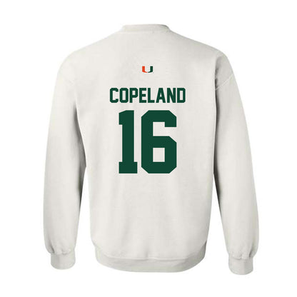 Miami - NCAA Baseball : Cian Copeland - Classic Shersey Crewneck Sweatshirt-1