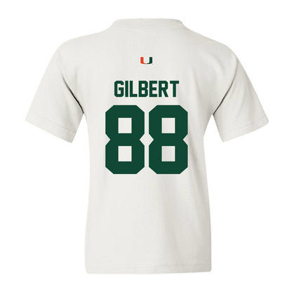 Miami - NCAA Football : Luka Gilbert - Classic Shersey Youth T-Shirt-1