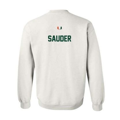 Miami - NCAA Men's Track & Field : The Sauder - Classic Shersey Crewneck Sweatshirt-1