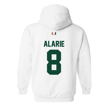 Miami - NCAA Men's Basketball : Xander Alarie - Classic Shersey Hooded Sweatshirt