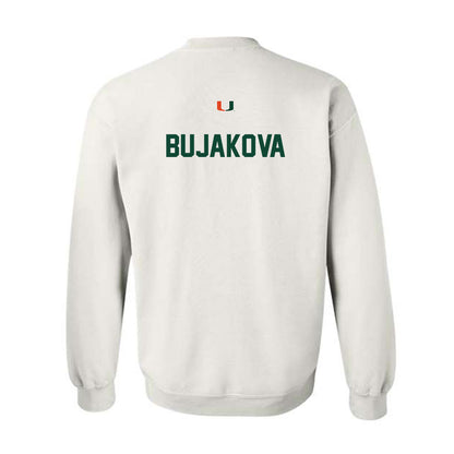 Miami - NCAA Women's Golf : Barbora Bujakova - Classic Shersey Crewneck Sweatshirt-1