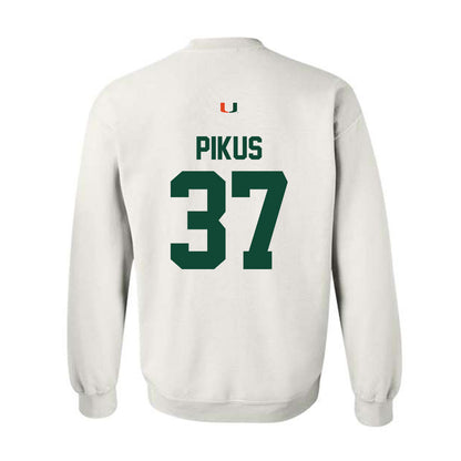 Miami - NCAA Football : Henry Pikus - Classic Shersey Crewneck Sweatshirt-1