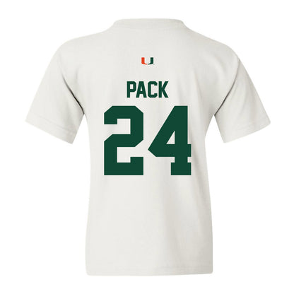 Miami - NCAA Men's Basketball : Nijel Pack - Classic Shersey Youth T-Shirt