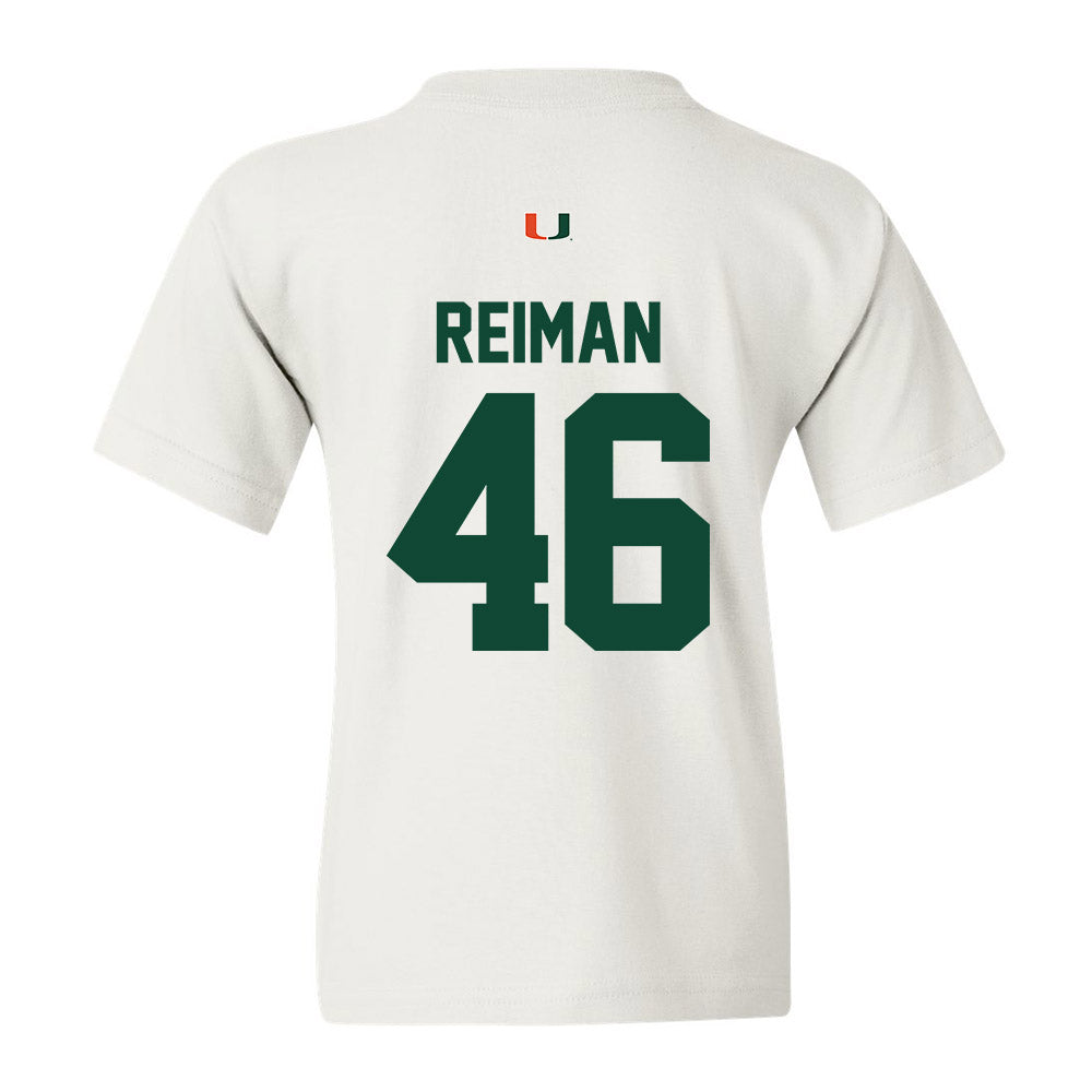 Miami - NCAA Football : Dylan Reiman - Classic Shersey Youth T-Shirt