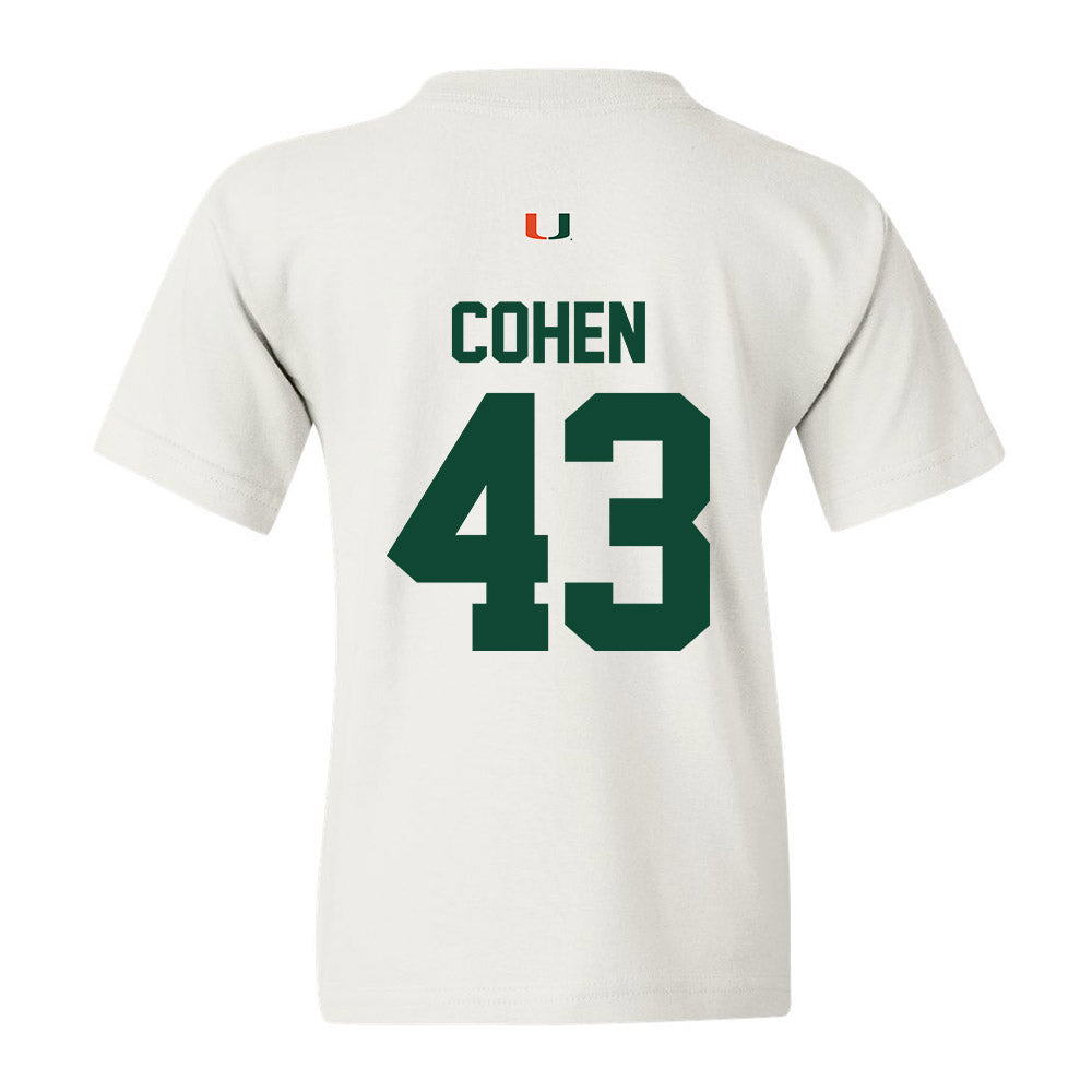 Miami - NCAA Football : Andrew Cohen - Classic Shersey Youth T-Shirt