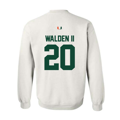 Miami - NCAA Football : Terrell Walden II - Classic Shersey Crewneck Sweatshirt-1
