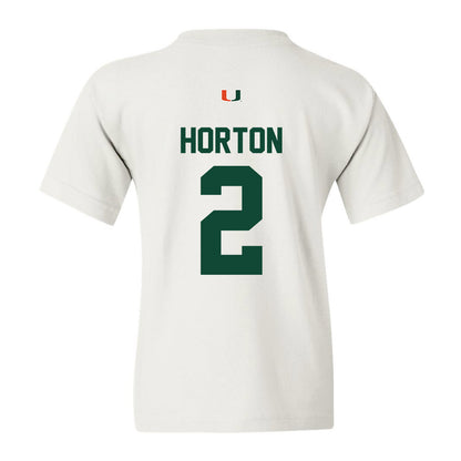 Miami - NCAA Football : Isaiah Horton - Classic Shersey Youth T-Shirt