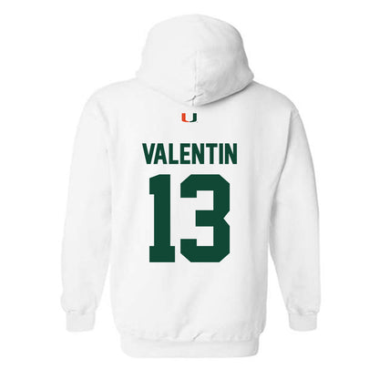 Miami - NCAA Women's Volleyball : Marla Valentin - Classic Shersey Hooded Sweatshirt