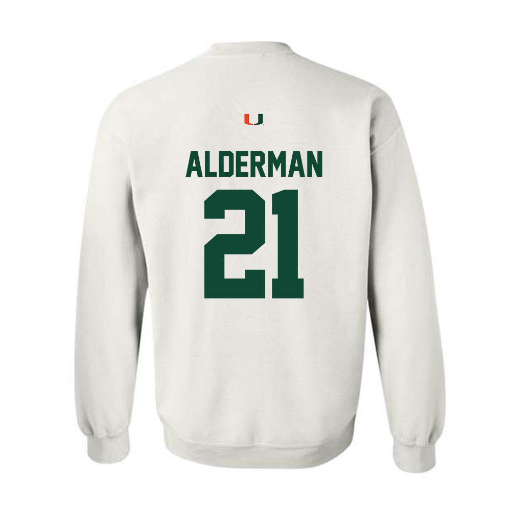 Miami - NCAA Football : Jaylin Alderman - Classic Shersey Crewneck Sweatshirt