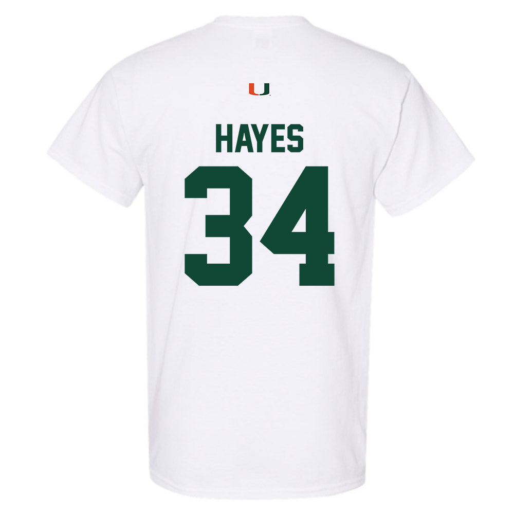 Miami - NCAA Football : Adarius Hayes - Classic Shersey T-Shirt-1