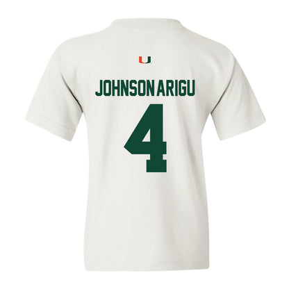 Miami - NCAA Men's Basketball : Isaiah Johnson-Arigu - Classic Shersey Youth T-Shirt