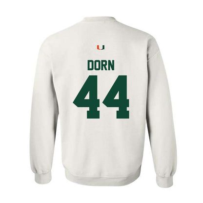 Miami - NCAA Baseball : Jake Dorn - Classic Shersey Crewneck Sweatshirt-1