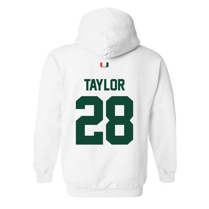Miami - NCAA Football : Isaiah Taylor - Classic Shersey Hooded Sweatshirt-1
